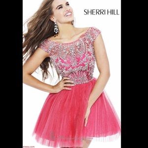 Pink Sherri Hill prom dress